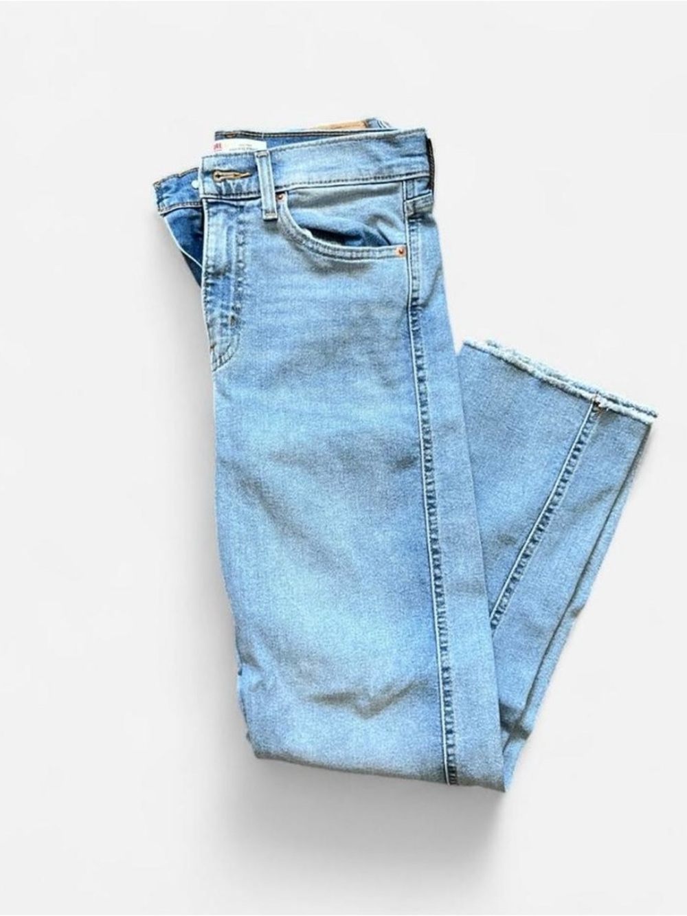 Signature by Levi Strauss Light Blue High Rise Straight Jeans